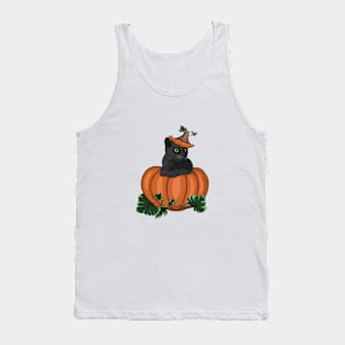 Pumpkin kitty Tank Top